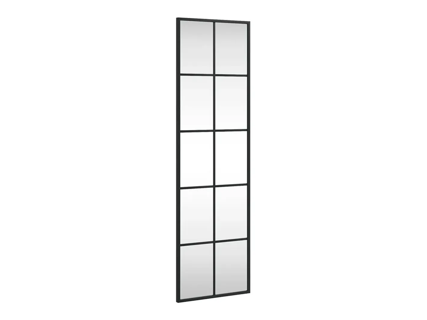 Espejo de pared 30x100 cm rectangular hierro Negro Best