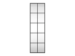 Espejo de pared 30x100 cm rectangular hierro Negro Best