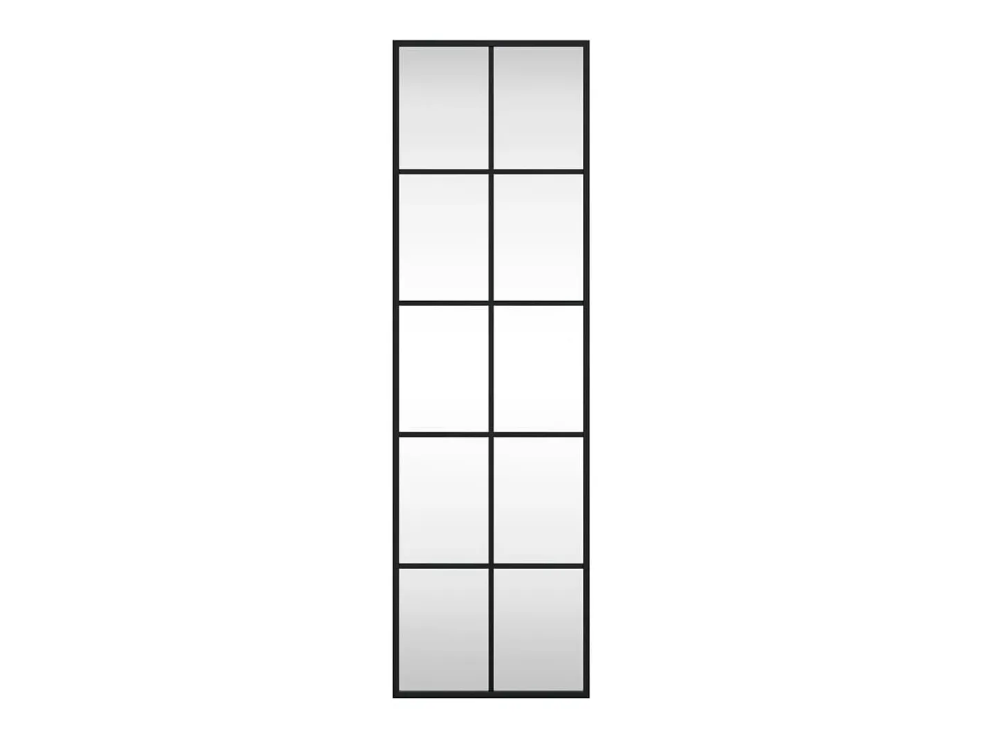 Espejo de pared 30x100 cm rectangular hierro Negro Best