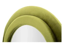 Espejo de pared o de pie diseño ondulado en terciopelo 60x160cm Miki - oscuro Verde Hot