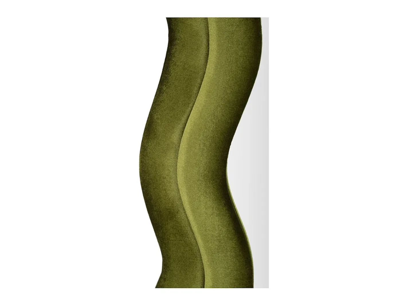 Espejo de pared o de pie diseño ondulado en terciopelo 60x160cm Miki - oscuro Verde Hot