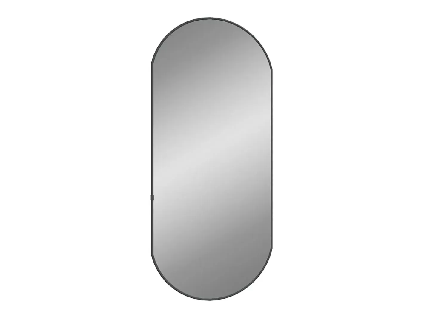 Espejo de pared ovalado 80x35 cm ES631167 Negro Outlet