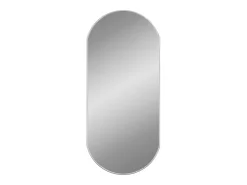 Espejo de pared ovalado 90x40 cm ES316303 Plateado Outlet
