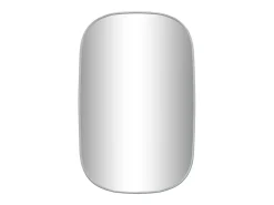 New Espejo de pared 70x45 cm ES275086 Plateado