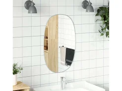Outlet Espejo de pared 70x45 cm Plateado