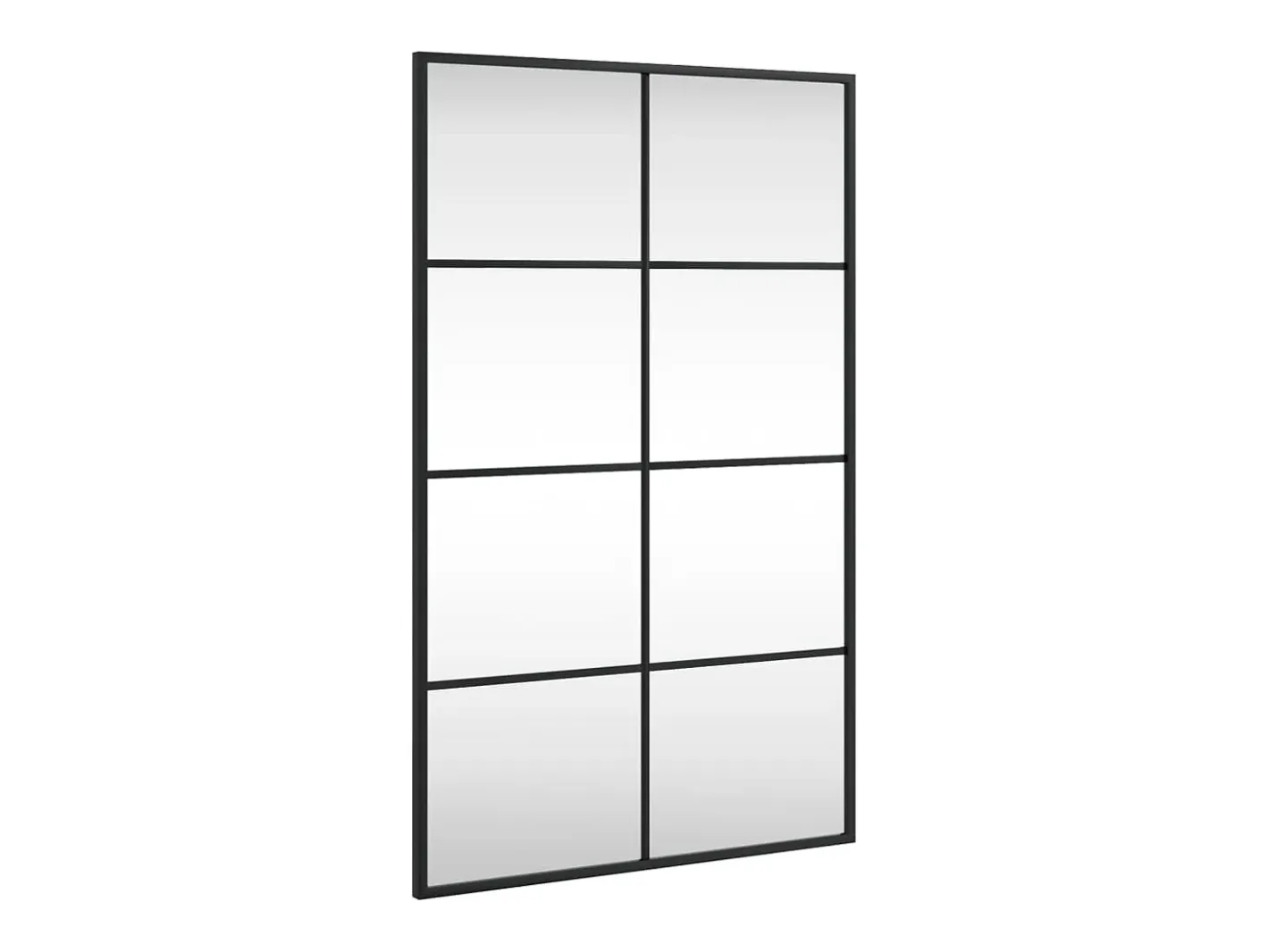 Espejo de pared rectangular de hierro 50x80 cm ES920919 Negro
