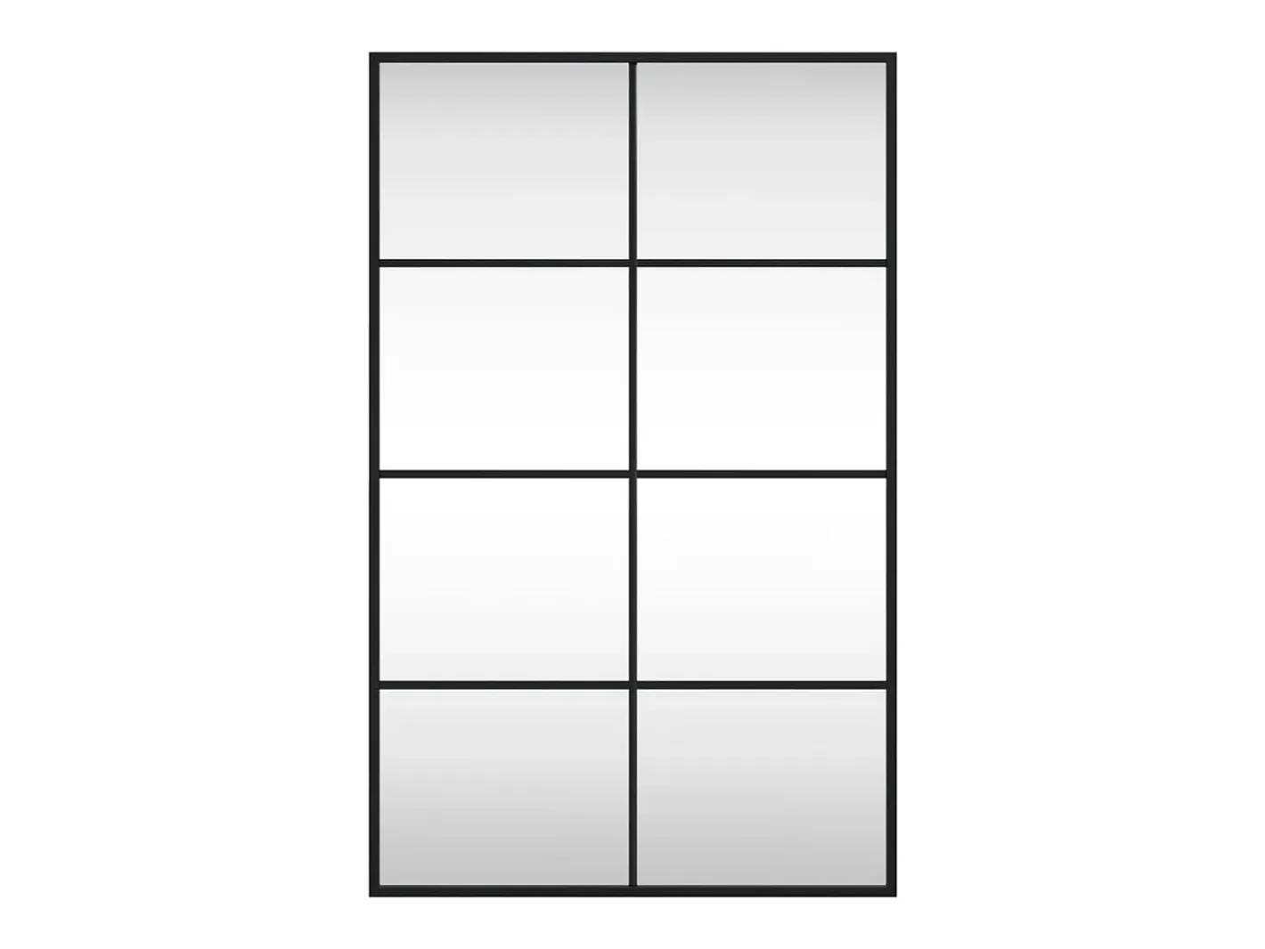 Espejo de pared rectangular de hierro 50x80 cm ES920919 Negro