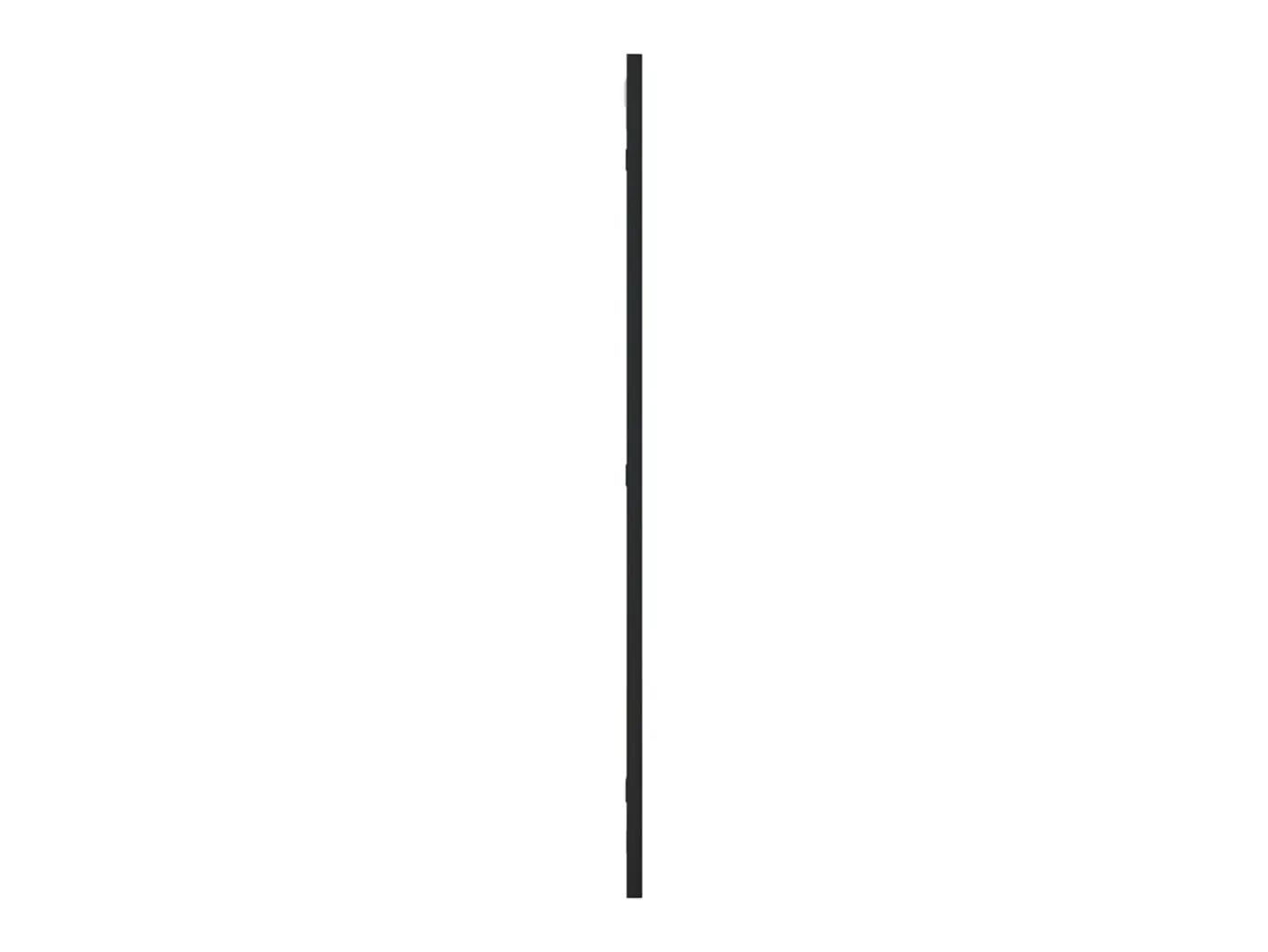 Outlet Espejo de pared rectangular de hierro 40x80 cm ES214271 Negro