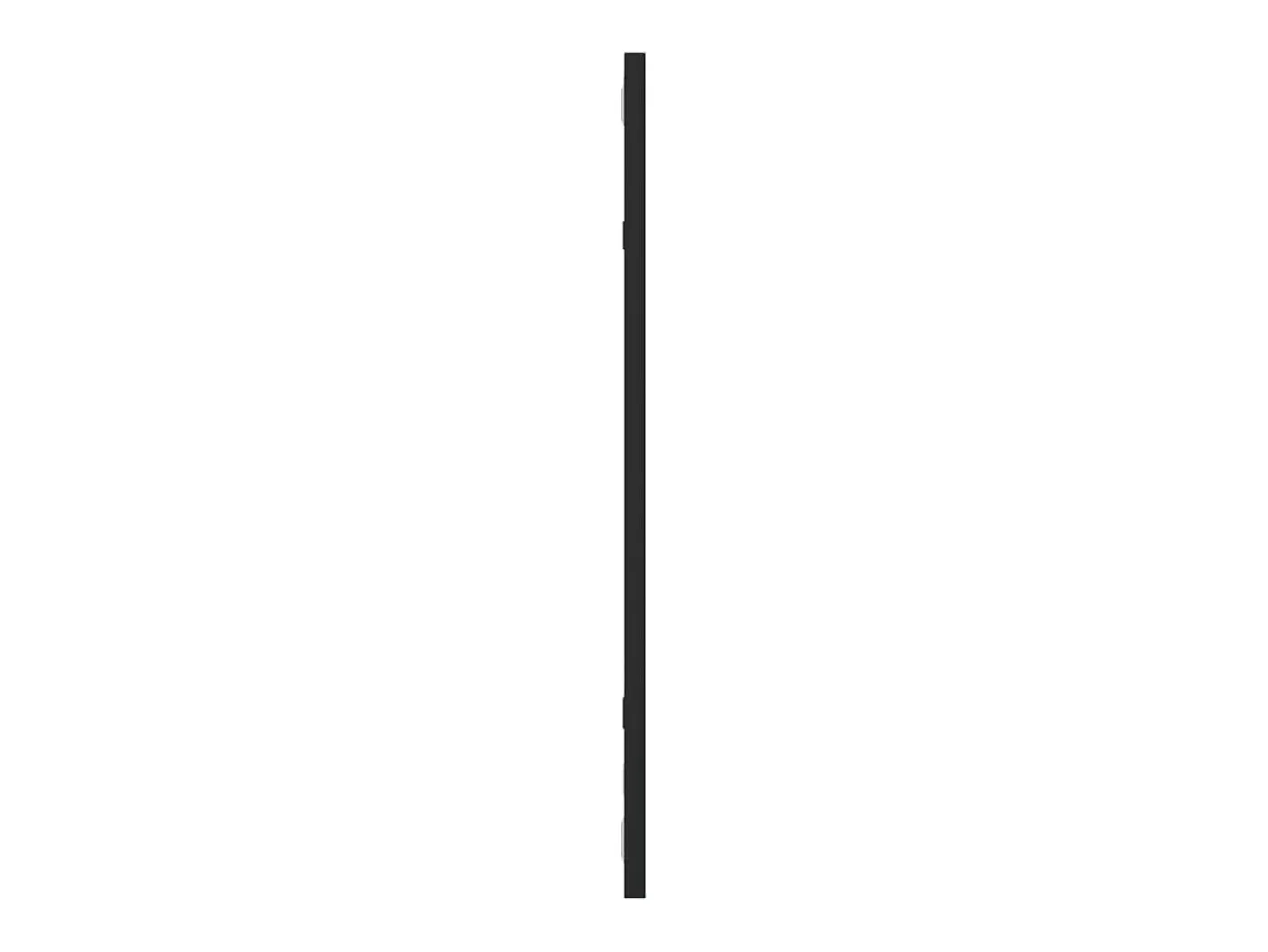 Espejo De Pared|Espejo-Espejo de pared rectangular de hierro 30x60 cm ES121152 Negro