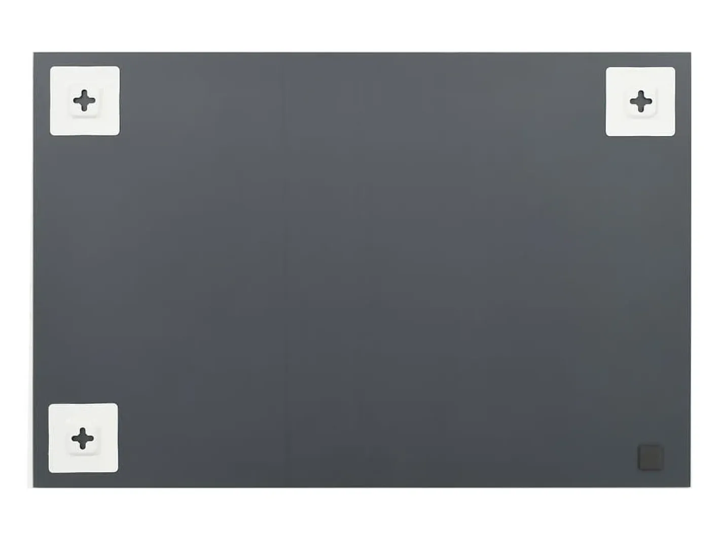 Discount Espejo de pared rectangular vidrio 60x40 cm ES326290 Plateado