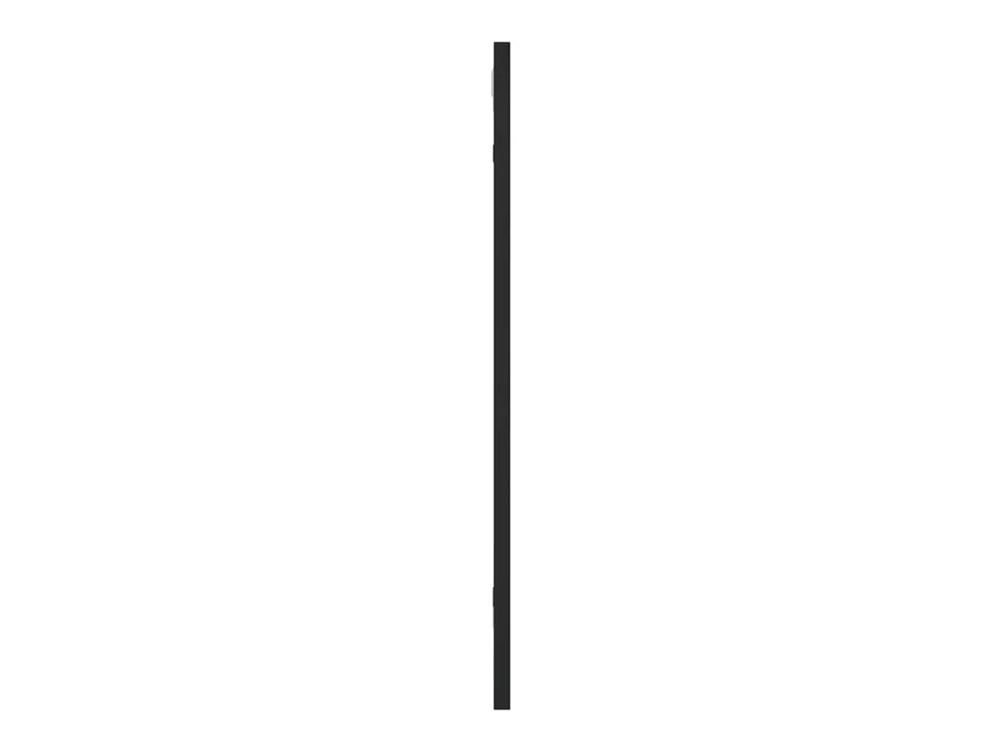 Espejo de pared rectangular de hierro 30x60 cm ES799849 Negro