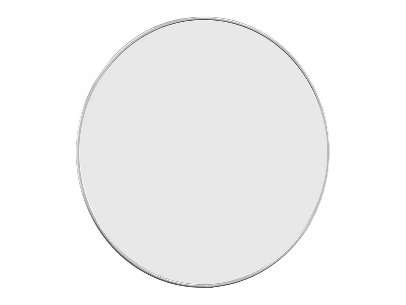 Espejo De Pared|Espejo-Espejo de pared redondo Ø 50 cm ES358709 Plateado