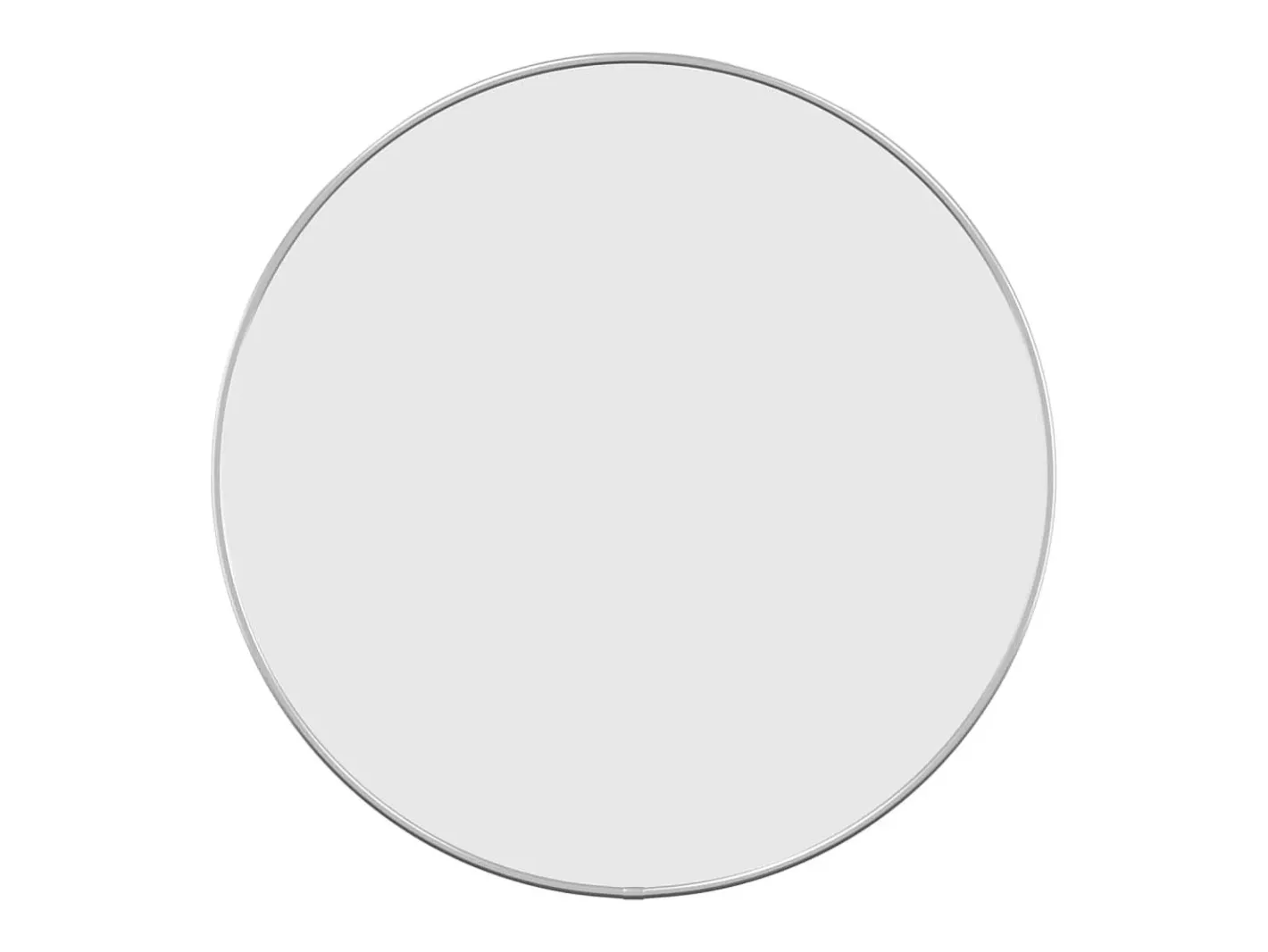 Espejo De Pared|Espejo-Espejo de pared redondo Ø 50 cm ES358709 Plateado