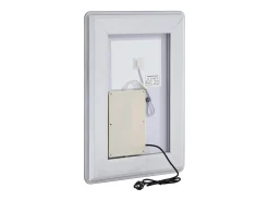 Clearance Espejo de Pared SucceBuy, 50 x 70 cm, Espejo de Baño LED, Montaje en Pared, Antiniebla, 3 Colores de Temperatura Ajustables Blanco