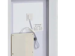 Clearance Espejo de Pared SucceBuy, 50 x 70 cm, Espejo de Baño LED, Montaje en Pared, Antiniebla, 3 Colores de Temperatura Ajustables Blanco