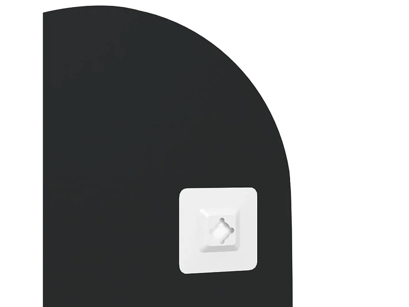 Espejo de pared vidrio ovalado 45x100 cm ES523864 Plateado Online