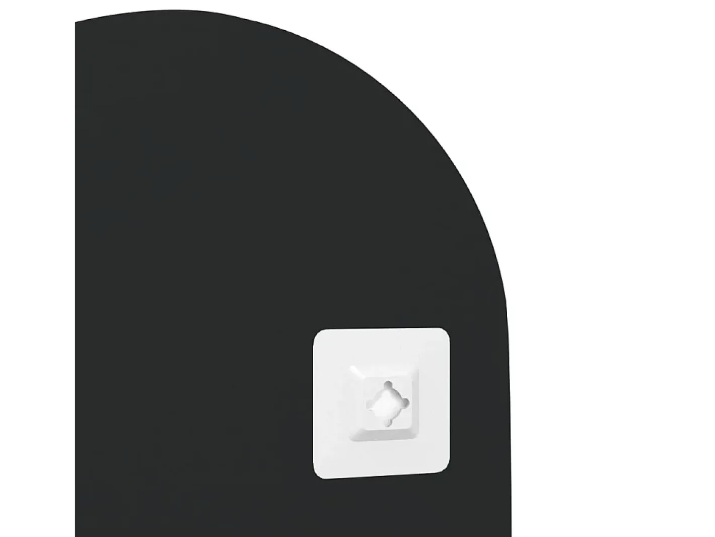 Best Espejo de pared vidrio ovalado 25x60 cm ES933782 Plateado