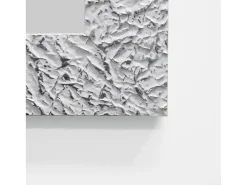 DECOWOOD Espejo De Pared|Espejo-Espejo de pared 60x80cm - NILO - Gris