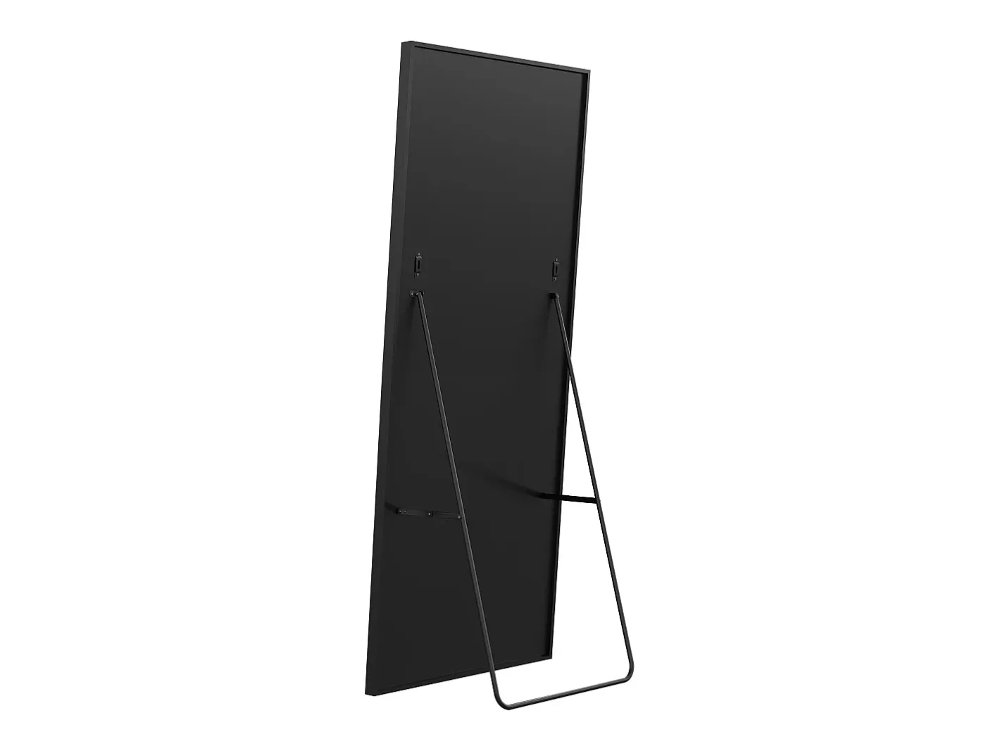 Hot Espejo de pie 177 x 77 cm - se puede colgar o colocar contra la pared - espejo de pie grande - Negro