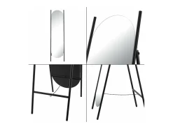 Helloshop26 Espejo-Espejo de pie 150 x 41 x 60 cm 03_0007972 Negro