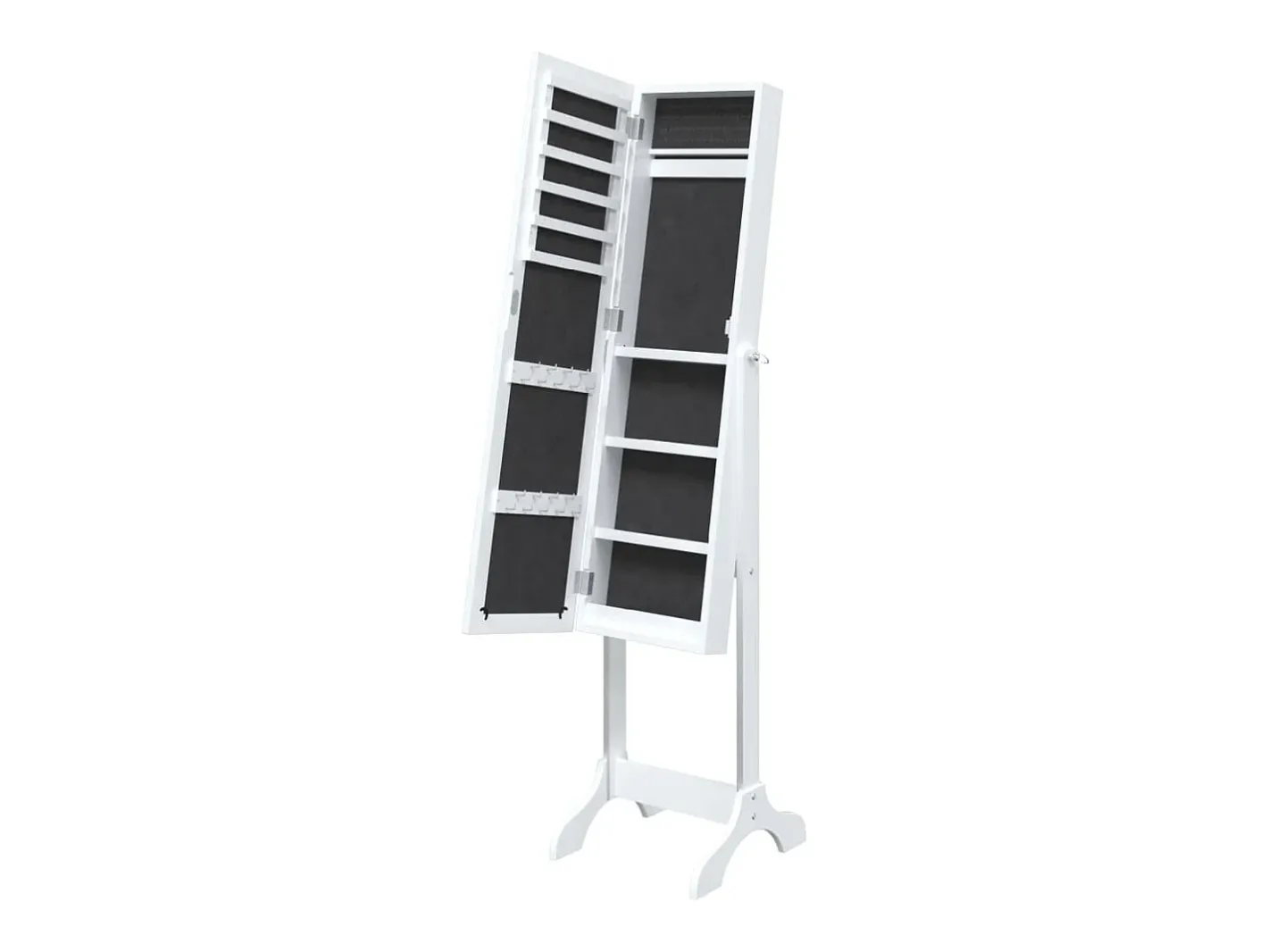 Espejo-Espejo de pie 34x37x146 cm ES281663 Blanco