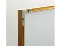 Outlet Espejo de pie de 150 x 40 cm, marco de aluminio , espejo de pared moderno para colocar de pie o colgar Dorado
