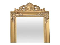 Espejo de pie estilo barroco 160x40 cm ES797851 Dorado