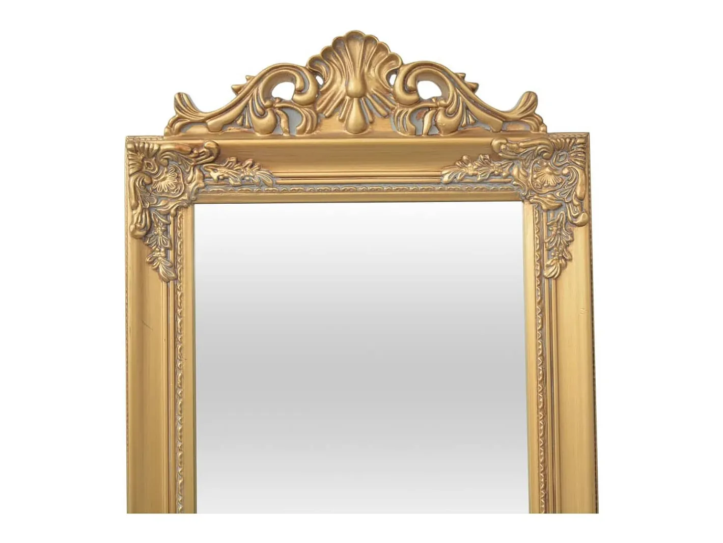 Espejo de pie estilo barroco 160x40 cm ES797851 Dorado