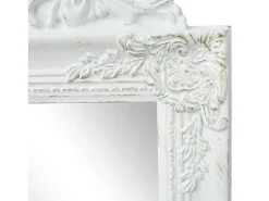 Espejo-Espejo de pie estilo barroco 160x40 cm ES910574 Blanco