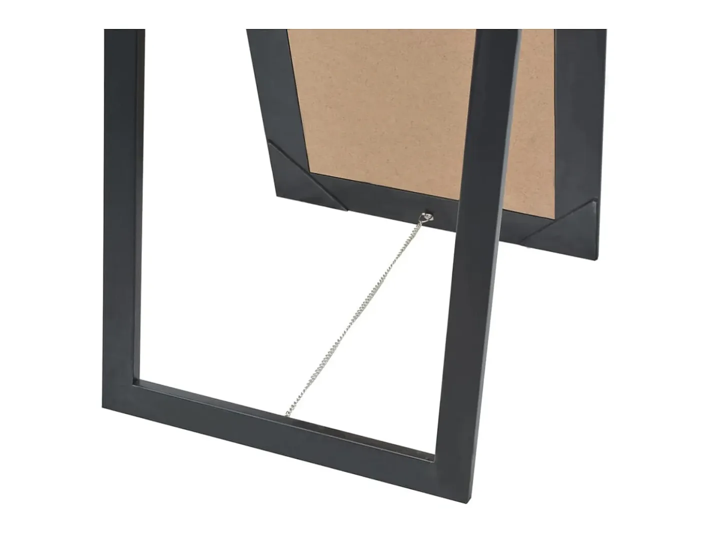 Espejo-Espejo de pie estilo barroco 160x40 cm ES867574 Negro