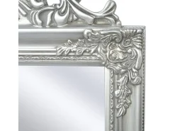 Discount Espejo de pie estilo barroco 160x40 cm ES241328 Plateado