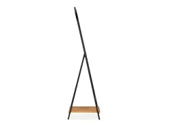 Les Tendances Espejo de pie MUSTO de madera, metal y ratán – 171,5 cm Negro