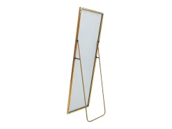 Espejo de pie rectangular con marco de metal HD Espejo de pie grande para sala de estar, dormitorio y vestidor Espejo 165x60cm Dorado Clearance