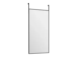 Espejo-Espejo de puerta 30x60 cm Cristal y aluminio Negro