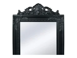 Sale Espejo de suelo estilo barroco 160x40 cm Negro
