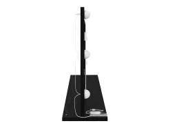 Discount Espejo de tocador con espejo Roble 100 x 45 x 18 cm Negro