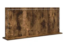 Hot Espejo de tocador con espejo Roble ahumado 100 x 45 x 18 cm Marru00f3n