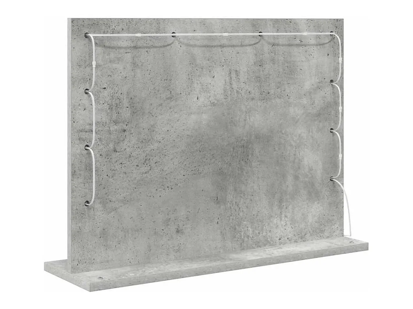 Espejo de tocador con espejo hormigón 60 x 45 x 18 cm Gris Sale