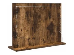 Espejo de tocador con espejo Roble ahumado 60 x 45 x 18 cm Marru00f3n Sale