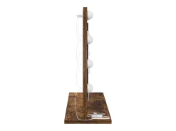 Espejo de tocador con espejo Roble ahumado 60 x 45 x 18 cm Marru00f3n Sale