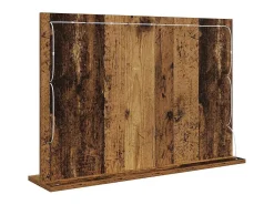 Discount Espejo de tocador con espejo Madera antigua 80 x 55 x 18 cm Marru00f3n
