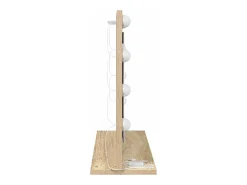 Sale Espejo de tocador con espejo Roble Sonoma 60 x 45 x 18 cm Marru00f3n