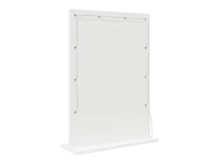 Sale Espejo de tocador con luces LED 70 x 50 x 18 cm Blanco