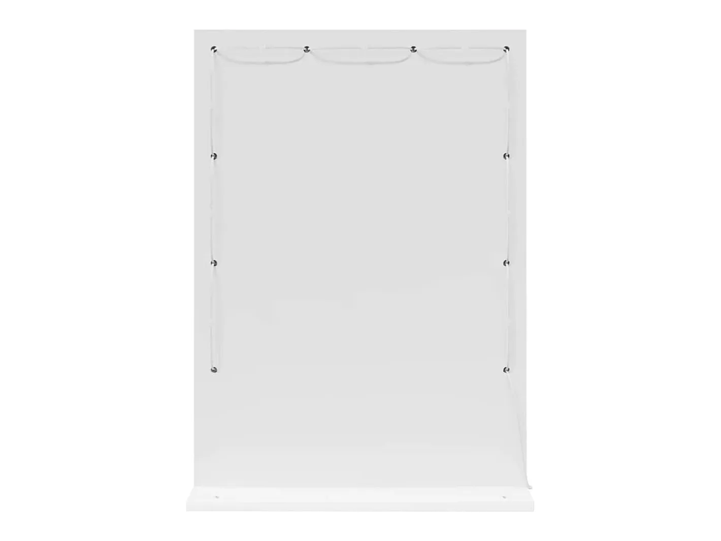 Sale Espejo de tocador con luces LED 70 x 50 x 18 cm Blanco