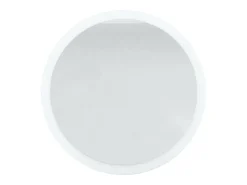 Sale Espejo Globe 80 cm, Espejo de Pared Redondo Decorativo para Recibidor y Sala de Estar con Marco de MDF en petróleo de alto brillo Azul turquesa
