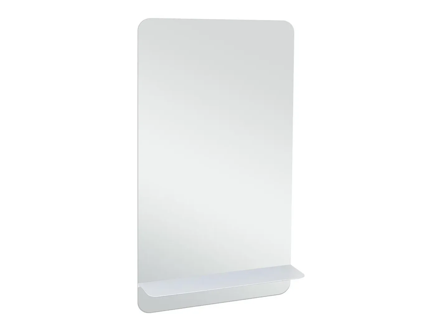 Espejo De Pared|Espejo-Espejo lavabo WC SIMONA con estante Blanco