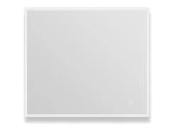 Espejo-Espejo LED rectangular L60/80cm de vidrio ECLIPS Plateado