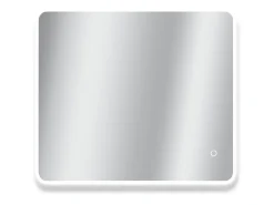 Espejo-Espejo LED rectangular L60/80/90/120cm con retroiluminación MIRALUX Plateado