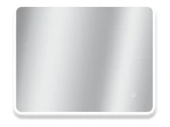 Espejo LED rectangular L60/80/90/120cm con retroiluminación MIRALUX Plateado Hot
