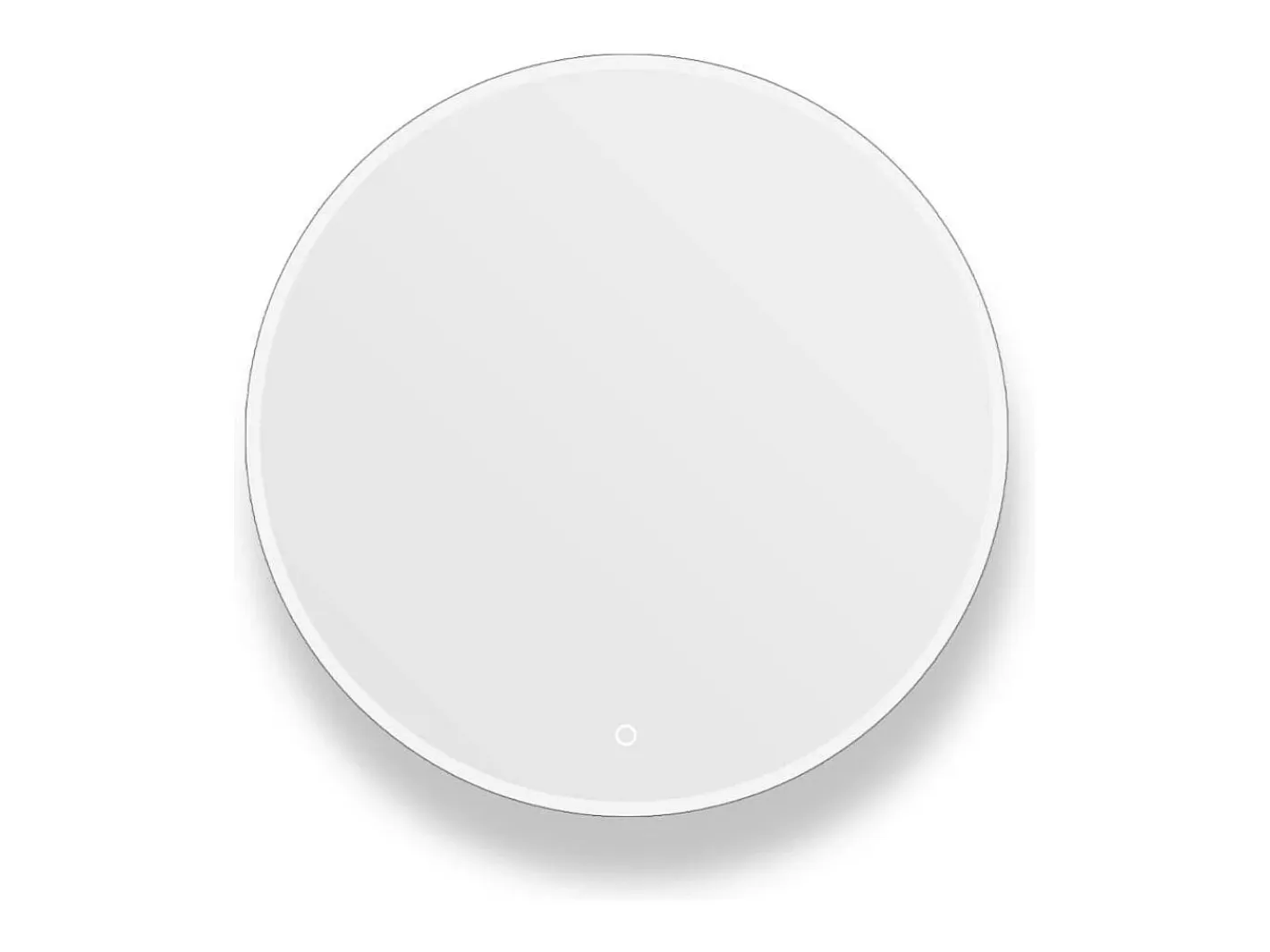 Espejo-Espejo LED redondo D60/70/80cm en vidrio ORAYA Plateado